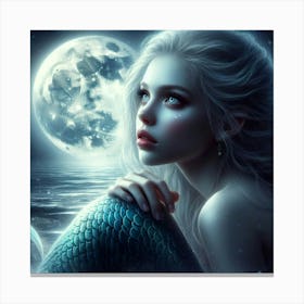 Mermaid 50 Canvas Print