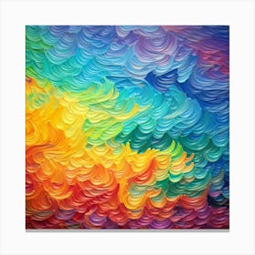 Abstract Colorful Abstract Painting 9 Canvas Print