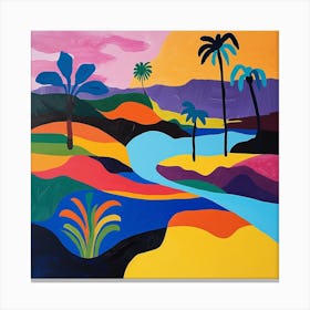 Abstract Travel Collection Guadeloupe 3 Canvas Print