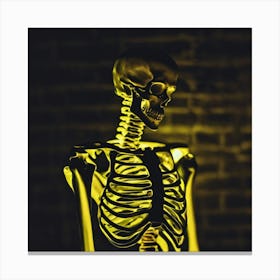 Skeleton Canvas Print