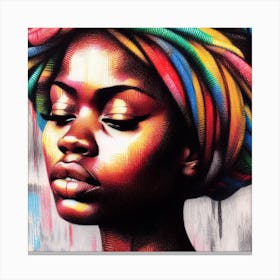 Street Art Style Pencil 4 Canvas Print