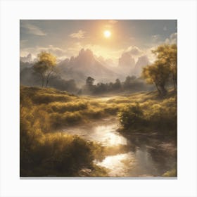 Landscapes Stock Videos & Royalty-Free Footage Canvas Print