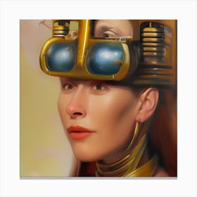 Robot Girl 9 Canvas Print