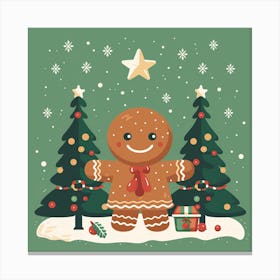 Christmas Gingerbread Canvas Print