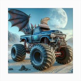 Monster Truck Canvas Print