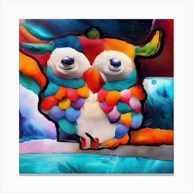 Olivia Owl ai Canvas Print