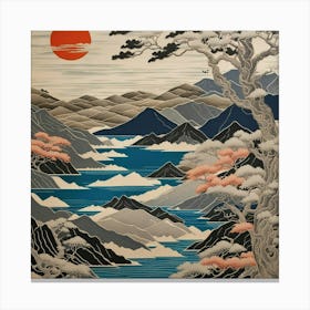 Japanese idyll Canvas Print