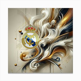 Real Madrid CF Logo Wall Art 14 Canvas Print