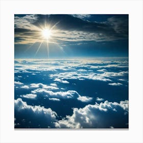 Sky Above Clouds Canvas Print