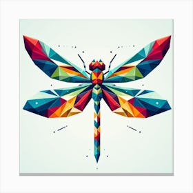 Geometric Art Dragonfly 3 Canvas Print