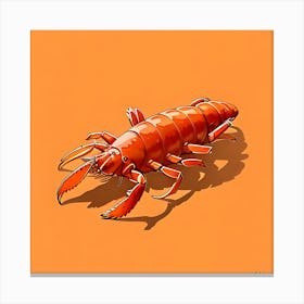 Lobster Art Canvas Print