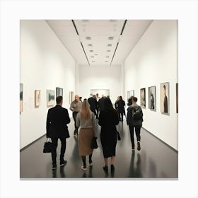 Museum Stock Videos & Royalty-Free Footage Canvas Print