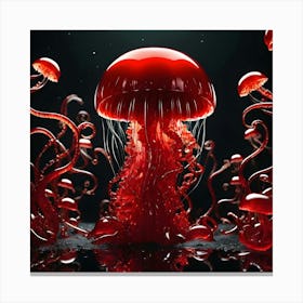Red Jelly 20 Canvas Print