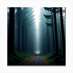 Road To The Forest Canvas Print