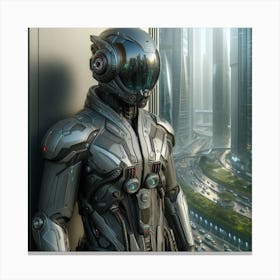 Futuristic Man 56 Canvas Print