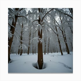 Winter Forest 3 Canvas Print