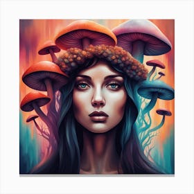 Shrooms Canvas Print