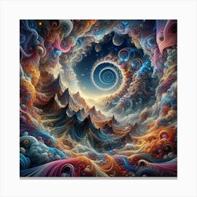 Spiral Universe Canvas Print