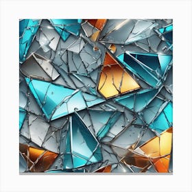 Broken Glass 23 Canvas Print