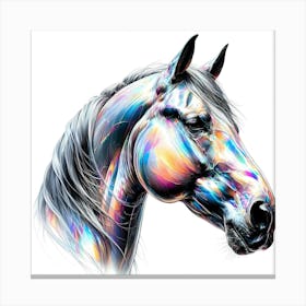 Creative Horse Visual 19 Canvas Print