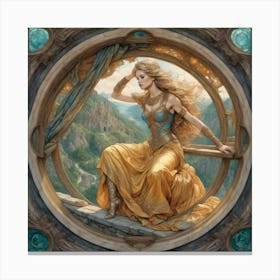 Deidre of the sorrows Canvas Print