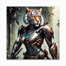 Tiger Warrior Canvas Print