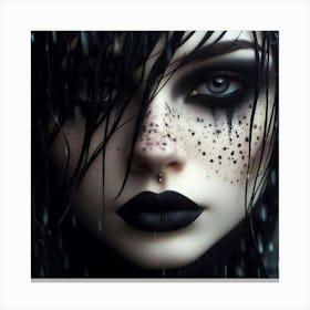 Gothic Beauty 5 Canvas Print