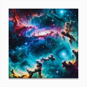 Colorful Nebula Canvas Print