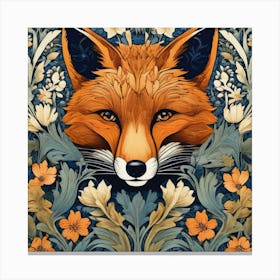 william morris Fox Canvas Print