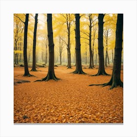 Beautiful Forest Landscape 1 Canvas Print