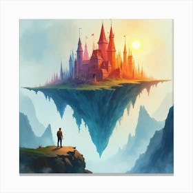 Castle In The Sky Canvas Print