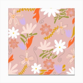 Floral Pattern 1 Canvas Print