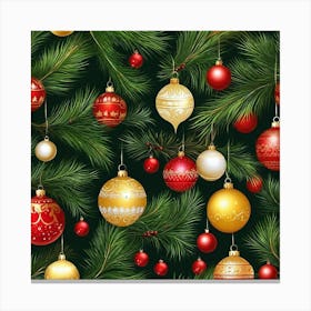 Christmas Tree Background 1 Canvas Print