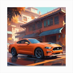 Ford Mustang Gt 3 Leinwandbild