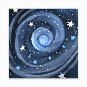 Galaxy Blue 2 Canvas Print