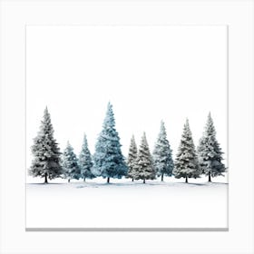 Christmas Trees 1 Canvas Print