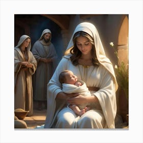 Birth Of Jesus 1 Canvas Print