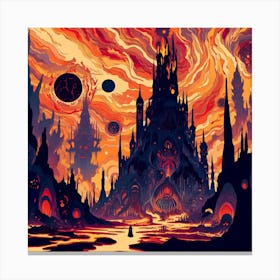Fire And Fantasy Canvas Print