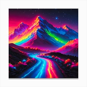 Rainbow Road Canvas Print