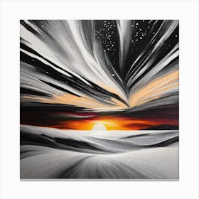 Sunset In The Sky 1 Canvas Print