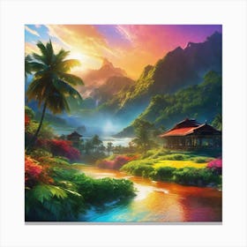 Hawaiian Paradise 1 Canvas Print