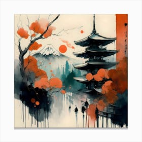 Japanese Painting 2 Canvas Print