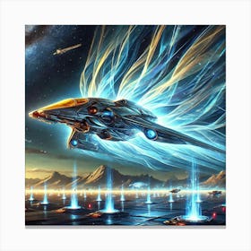 A Vivid Depiction Of The Dimensional Veil Ability Canvas Print