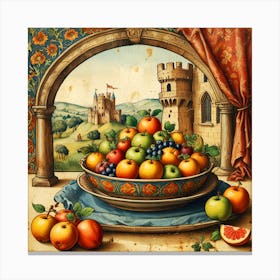 Fruit Bowl 2 Canvas Print