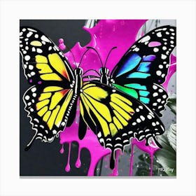 Butterfly Painting 1 Canvas Print