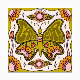Capricorn Butterfly Canvas Print