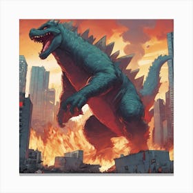 Godzilla 13 Canvas Print