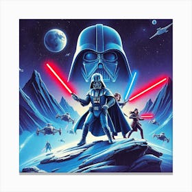 Star Wars The Force Awakens 10 Canvas Print