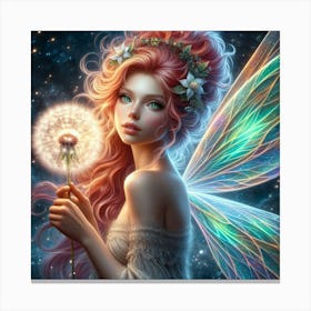 Fairy Dandelion 1 Canvas Print