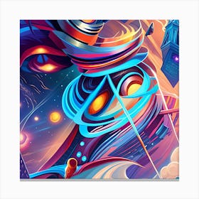 Psychedelic Art 69 Canvas Print